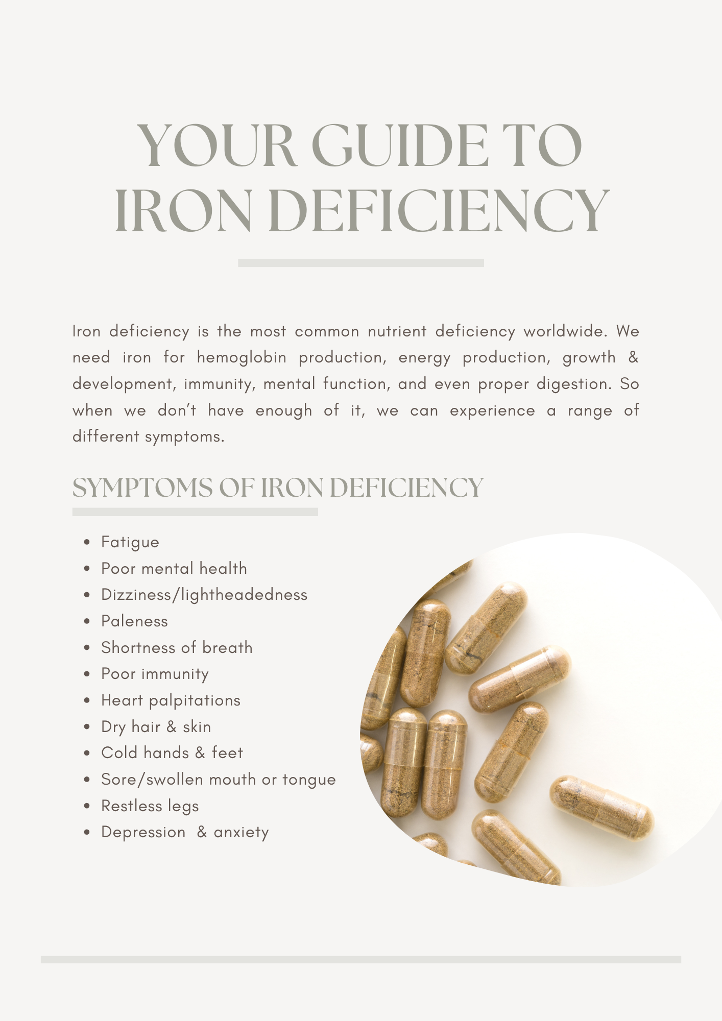 Healing Iron Deficiency on a Vegan Diet